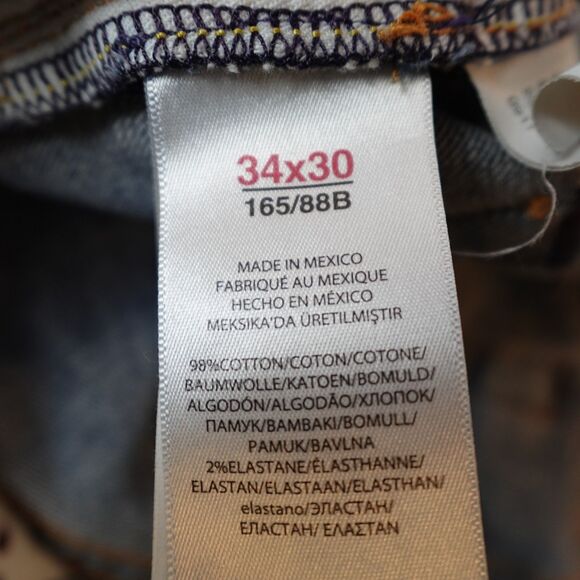 Polo Ralph Lauren Men’s Jeans Thompson Relaxed Fit Blue Denim Sz 34x30 Retro Y2K - Picture 13 of 13